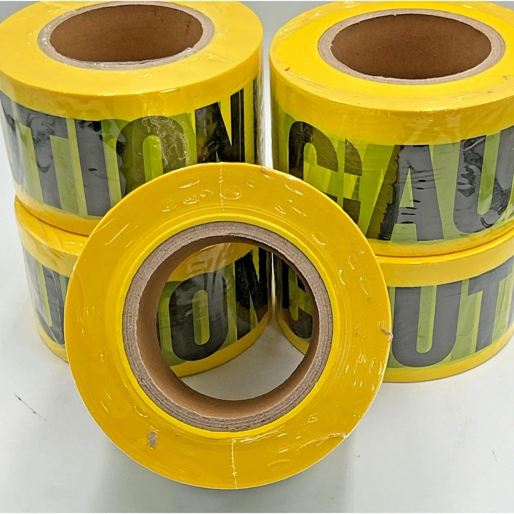 3 Inch Caution Tape 1000 Feet Rolls Pack of 5‎